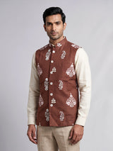 Brown royal mens waistcoat