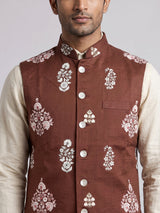 Brown royal mens waistcoat