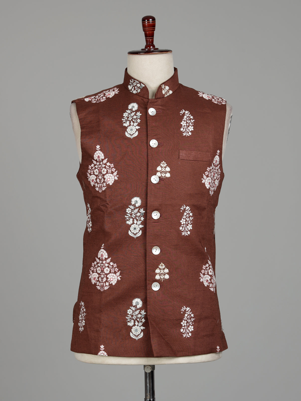 Brown royal mens waistcoat