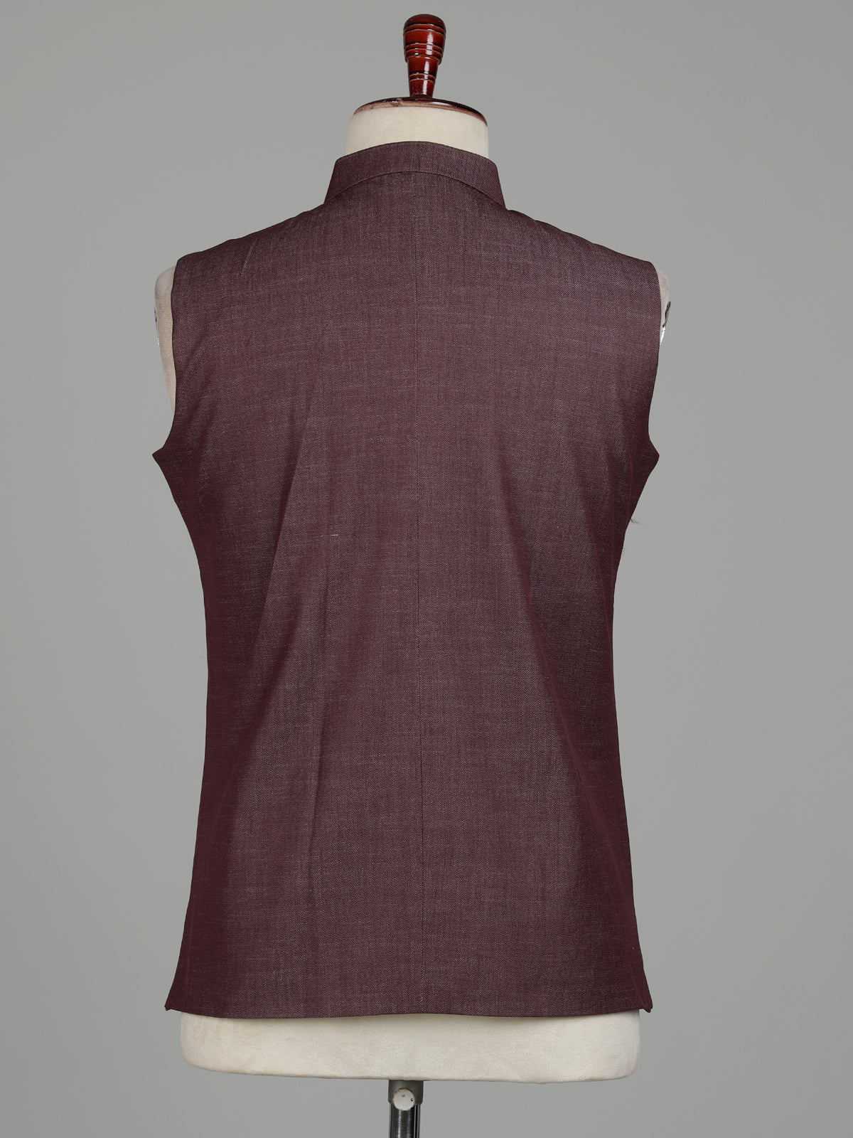 Earthy wine classic mens waistcoat