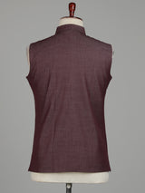 Earthy wine classic mens waistcoat