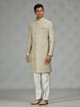 Champagne gold luxury mens sherwani