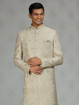 Champagne gold luxury mens sherwani