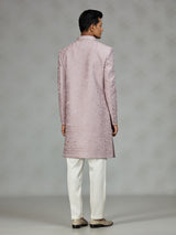 Onion pink refined mens sherwani