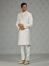 Off white classic mens sherwani