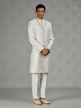 Off white classic mens sherwani
