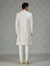 Off white classic mens sherwani
