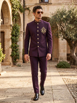 Wine heritage mens indo western