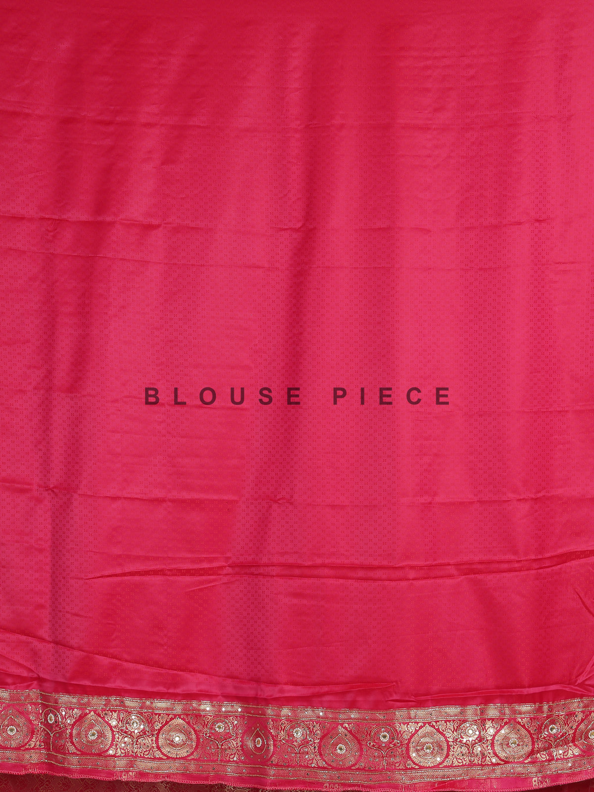 Rani pink tissue silk saree with ornate mirror and zardosi embellishments