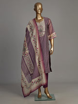 Violet cypress motif women kurti set