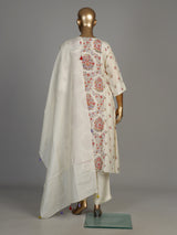 Cream floral tree women kurta set