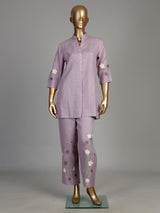 Lavender meadow floral women co-ord set
