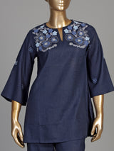 Navy floral rosette women co-ord set