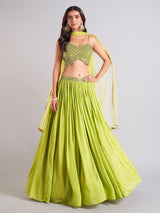 Awesome light green lehenga choli