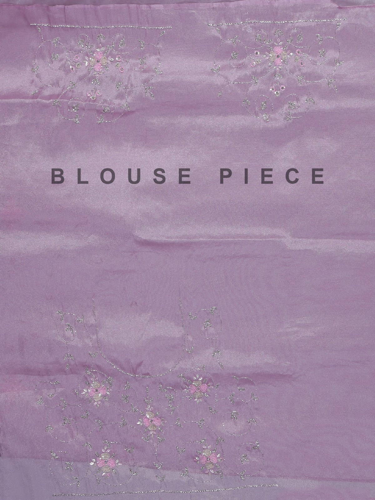 Lavender purple tissue silk saree with diamond sparkle
