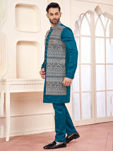 Royal rama green indo western for receptions
