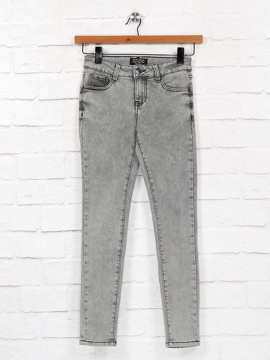 Grey color denim casual jeans - G3 
