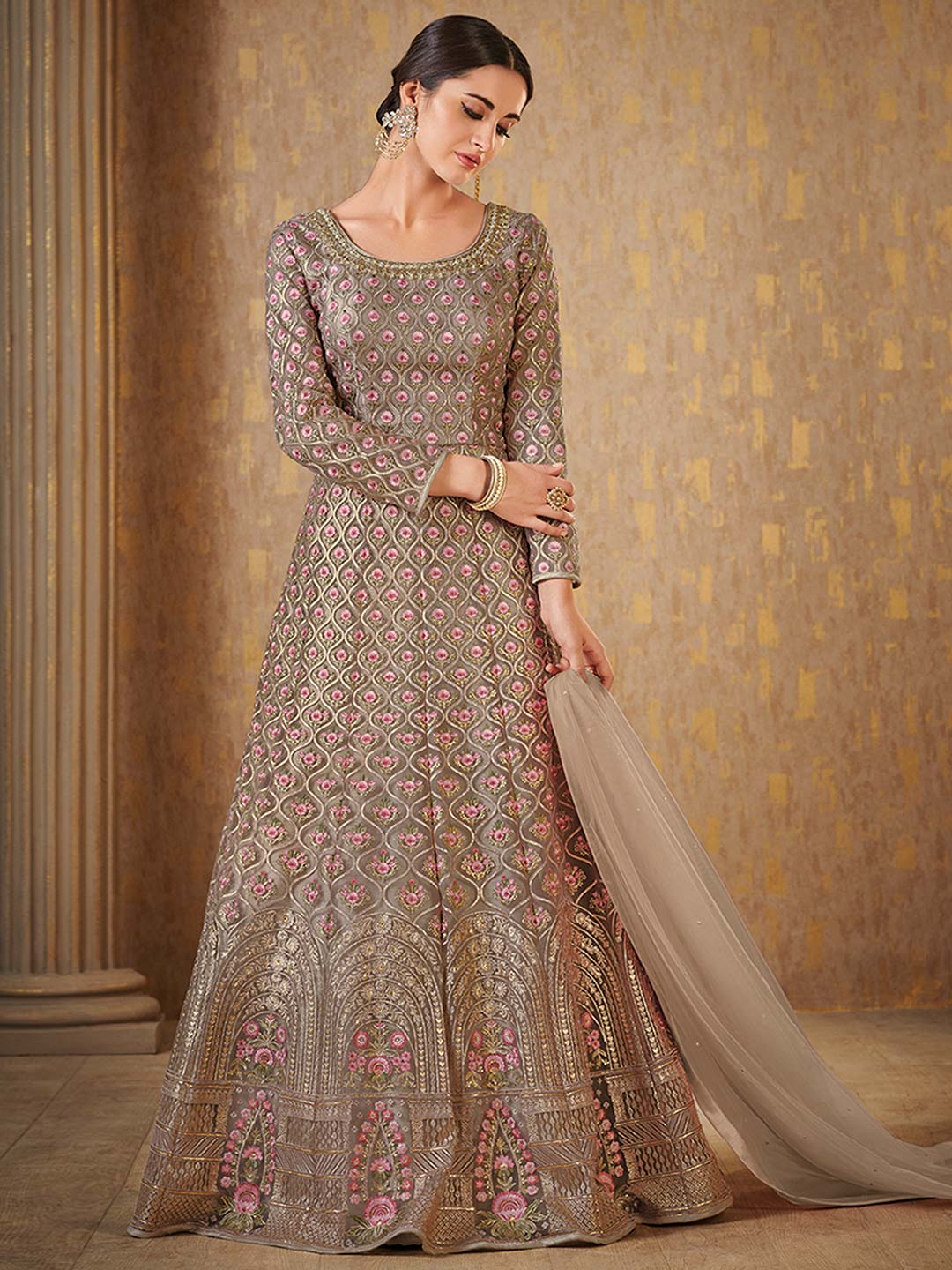 AJF,floor length indian wedding dresses,nalan.com.sg