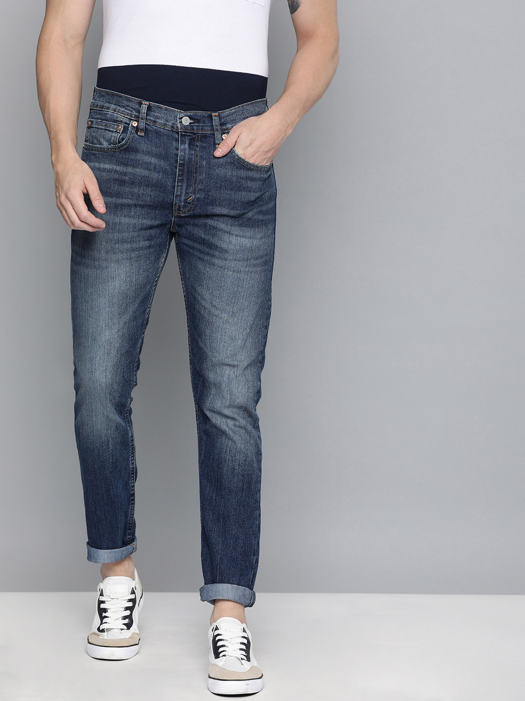 levis navy blue jeans