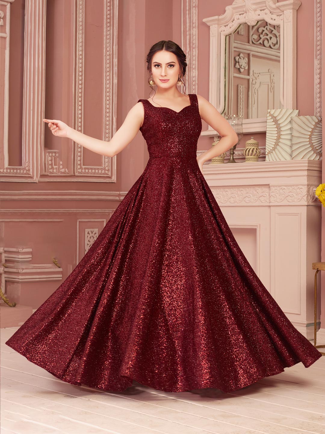 Floor Length Party Wear Dresses Outlet ...
