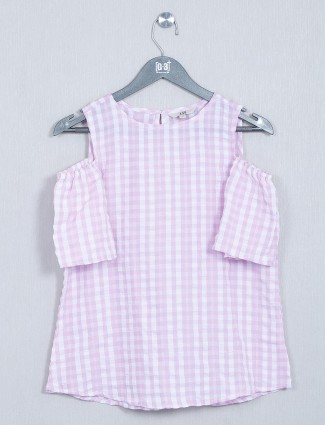 AND pink cotton casual wear top