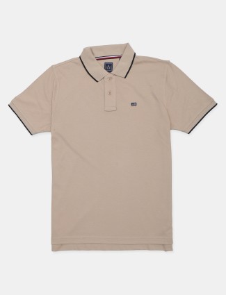 Arrow cotton polo t-shirt in solid green