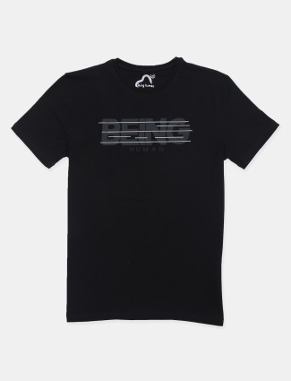 Being Human printed black T-shirt in cotton