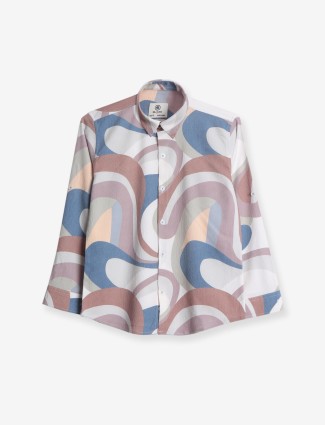 Blazo multi color printed full sleeve shirt