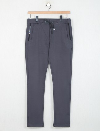 Cookys dark grey color comfortable track pant