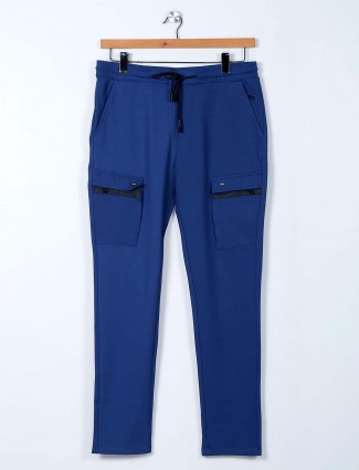 Cookyss blue cotton track pant