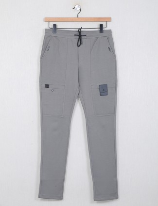 Cookyss grey hued cotton track pant