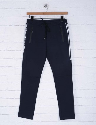 Cookyss navy simple comfort track pant