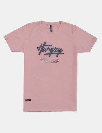 Cookyss printed pink casual t-shirt