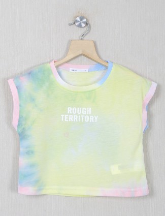 Deal multicolor cotton top for girls