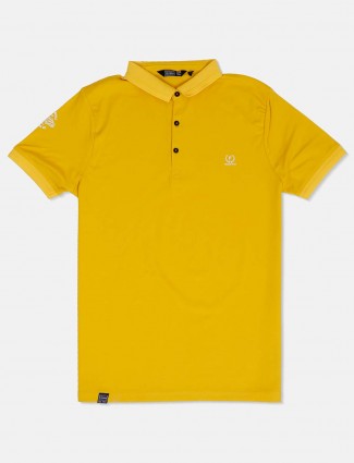 Freeze yellow cotton t-shirt
