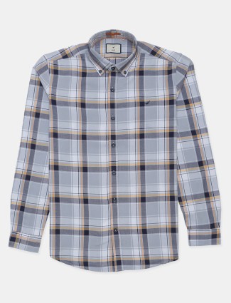 Frio grey checks shirt in cotton