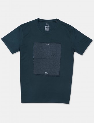 Fritzberg green shade solid style casual t-shirt