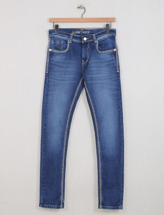 Gesture casual washed blue jeans