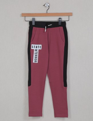 Jappkids printed style cotton casual trackpant