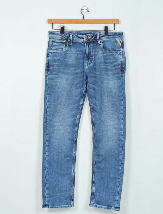 Killer blue slim fit washed jeans