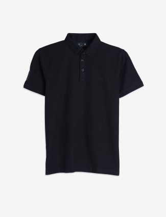 KUCH KUCH black plain cotton t-shirt