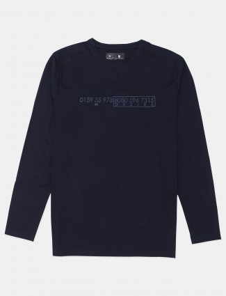 Kuchkuch presented navy tint t-shirt in cotton for men