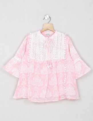 Leo N Babes casual cotton top in pink