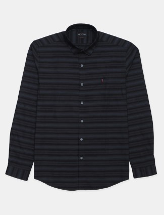 LP Jeans black stripe casual shirt for men
