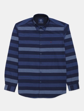 LP Jeans stripe navy hued cotton shirt