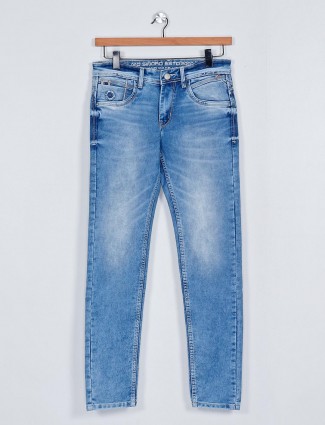 MD Sword washed blue casual jeans