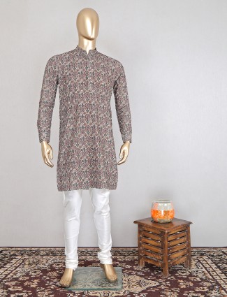 Multi color kurta suit in cotton for mens