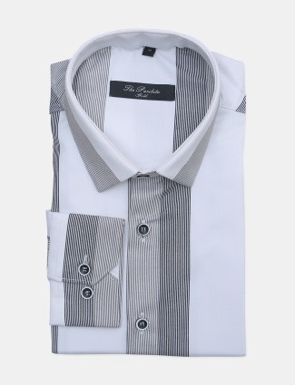 Paribito white formal shirt for mens