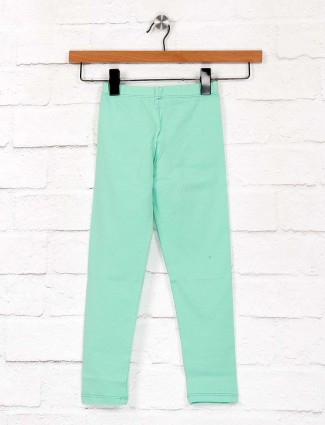 Pro Energy sea green cotton casual jeggings