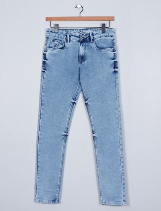 Rexstraut light blue casual slim fit jeans